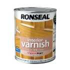 Ronseal Interior Varnish - Satin Light Oak 750ml