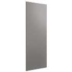 Spacepro Wardrobe End Panel Silver - 2800mm x 620mm x 18mm with Fixing Blocks