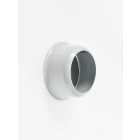 Wickes Interior Concealed Rod Sockets - 25mm White Pack of 2