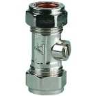Primaflow Chrome Plated Isolating Valve - 15mm Pack Of 10