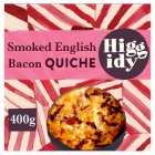 Higgidy Smoked Bacon & Mature Cheddar Quiche, 400g