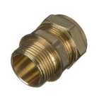 Primaflow Brass Compression Male Iron Coupler - 15mm X 3/4in