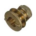 Primaflow Brass Compression Flang Tank Connector - 15mm
