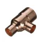 Primaflow Copper End Feed Reducing Tee - 22 X 15 X 22mm
