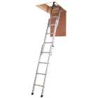 Werner Easiway 3 Section Aluminium Loft Ladder
