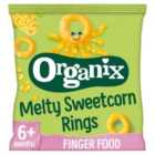Organix Melty Sweetcorn Rings Organic Baby Finger Food Snack 20g