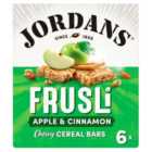 Jordans Frusli Apple & Cinnamon Cereals Bars 6 x 30g