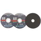 Wickes Metal Flat Cutting Disc 115mm - Pack of 3