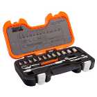 Bahco 16 Piece 1/4in Drive Socket Set