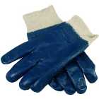 Wickes Blue Nitrile/Chemical Gloves - L