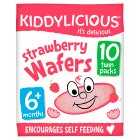 Kiddylicious 10 Strawberry Wafers, 40g