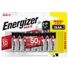 Energizer Max AA Batteries - Pack of 12