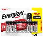 Energizer Max AAA Batteries - Pack of 12