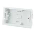 Wickes 2 Gang Dry Lining Box - White Pack of 10