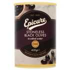 Epicure Stoneless Black Olives 400g