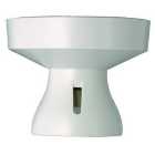 MK Straight Batten Lamp holder - White