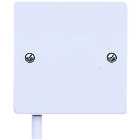 MK Flex Unfused Outlet Plate - 20A White