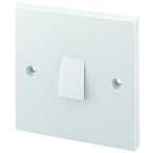 Wickes 10 Amp 1 Gang 2 Way Light Switch - White
