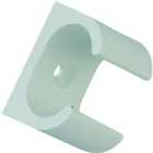 TTE White Oval Conduit Clip - 16mm - Pack of 5