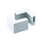 TTE White Outside Angle Mini Trunking - 38 x 16mm - Pack of 2