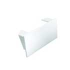TTE White Maxi Trunking End Cap - 100 x 50mm - Pack of 2