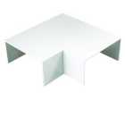 TTE White Flat Angle Maxi Trunking - 100 x 50mm - Pack of 2