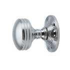 Rimmed Mortice Door Knob Polished Chrome - 1 Pair