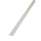 Rothley 15.5mm White PVCu Multi-Purpose Flat Bar - 1m