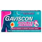 Gaviscon Double Action Mixed Berry Tablets 12 per pack