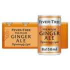 Fever-Tree Refreshingly Light Ginger Ale 8 x 150ml