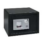 Burg-Wachter Black Pointsafe Electronic Home Safe with Fingerscan - 20.5L