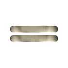 Curved Pull Cabinet Handle Brushed Nickel 112mm - Pack of 2