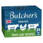 Butcher's Tripe Loaf Recipes Dog Food Tins 24 x 400g