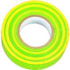Deta Green & Yellow PVC Electrical Insulation Tape - 20m x 19mm - Pack of 10