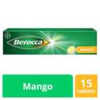 Berocca Energy Food Supplement Mango Effervescent Tablets 15 per pack