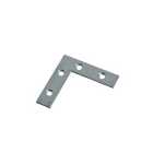 Wickes Zinc Plated Angle Plate 50mm Pack 4