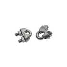 Wickes Bright Zinc Plated Wire Rope Clamp - 4mm - Pack 2