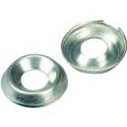 Wickes Nickel Screw Cup Washers - No.10 Pack of 20