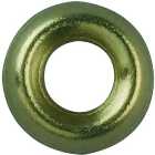 Wickes Brass Screw Cup Washers - No.10 Pack of 20