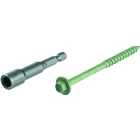 Wickes Timber Drive Screws - 100mm Pack of 25