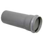 FloPlast 110mm Soil Pipe Single Socket 3m - Grey