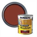 Ronseal Quick-Drying Woodstain Deep Mahogany, 750ml