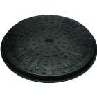 Clark-drain Round 3.5 Ton Plastic Manhole Cover & Frame 450mm Diameter