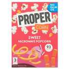 Propercorn Sweet Microwave Popcorn 3 x 70g