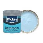 Wickes Bathroom Soft Sheen Emulsion Paint Tester Pot - Sky No.910 - 50ml