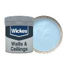 Wickes Vinyl Matt Emulsion Paint Tester Pot - Sky No.910 - 50ml