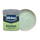Wickes Kitchen Matt Emulsion Paint Tester Pot - Sage No.805 - 50ml