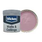 Wickes Vinyl Matt Emulsion Paint Tester Pot - Vintage Blush No.615 - 50ml