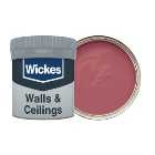 Wickes Vinyl Matt Emulsion Paint Tester Pot - Maroon No.715 - 50ml