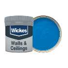 Wickes Vinyl Matt Emulsion Paint Tester Pot - Brilliant Blue No.955 - 50ml